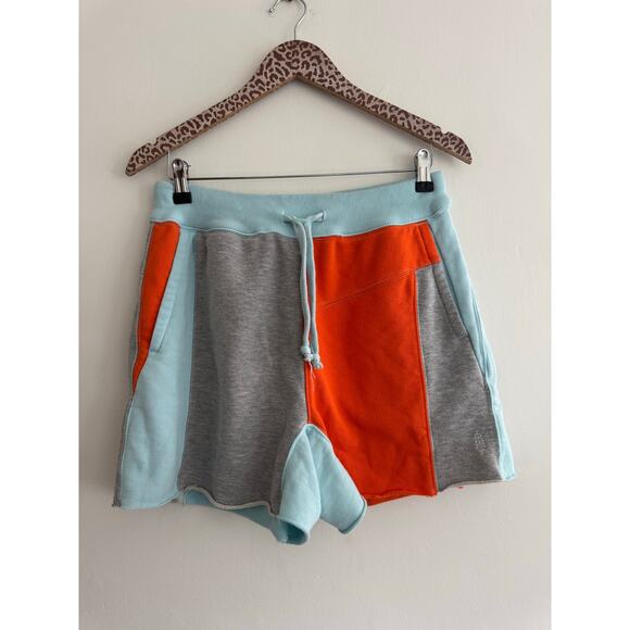 FREE PEOPLE Piece Of Me Colorblock Shorts Size Small - Picture 3 of 5